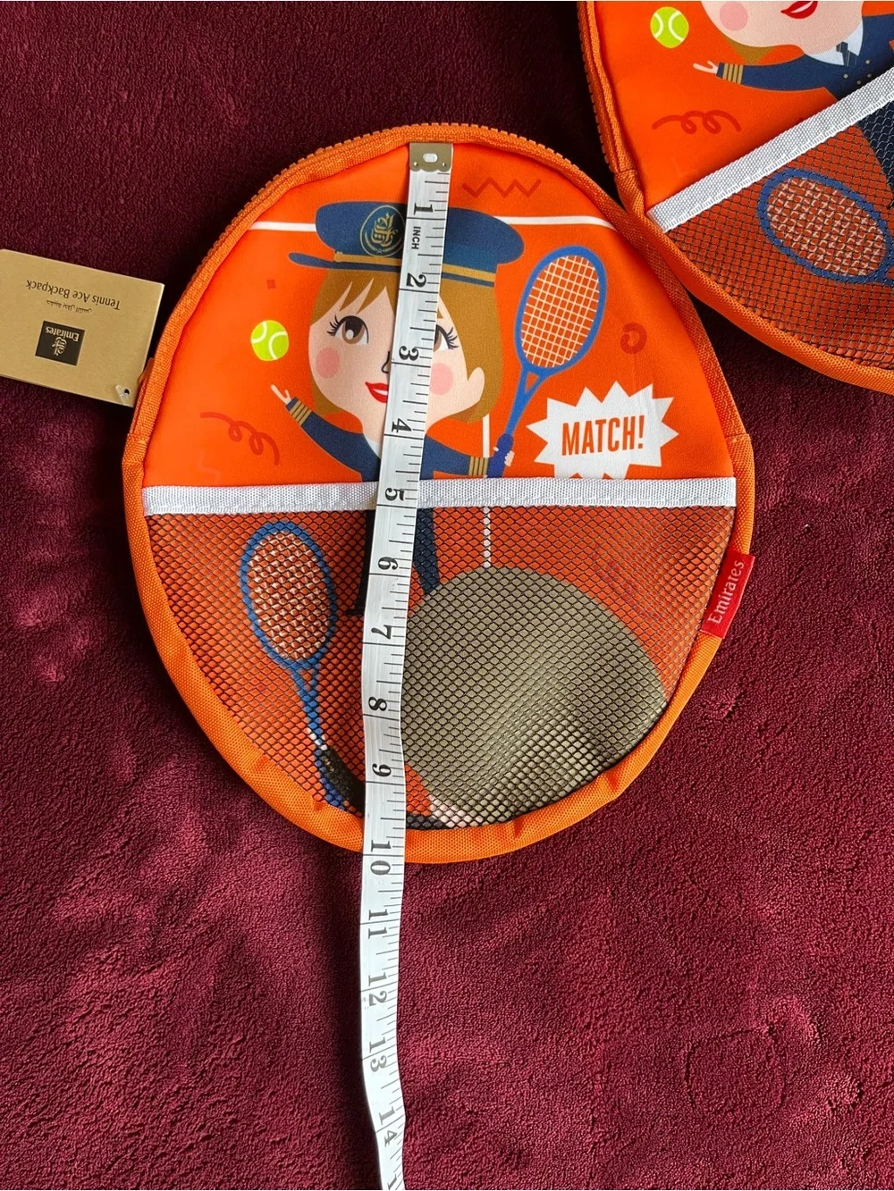 Orange Kids Paddle Set with Playful Character Graphic